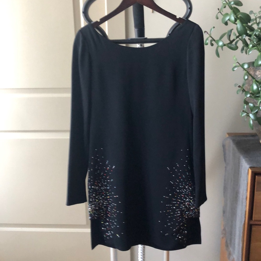 Just Cavalli black mini dress with rhinestones